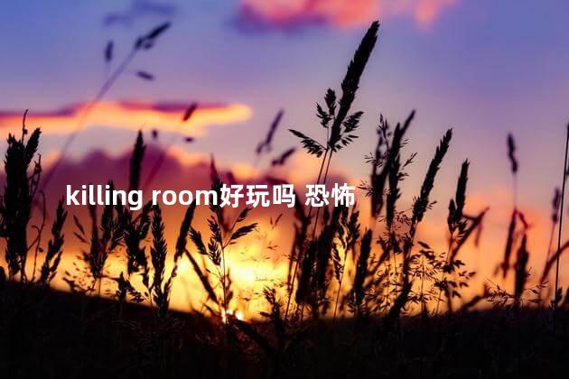 killing room好玩吗 恐怖游戏房间